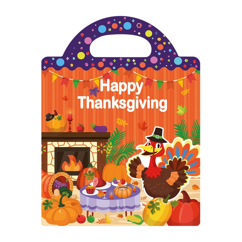 Generic DIY Fun Animal Dinosaur Ocean Sticker Book Thanksgiving