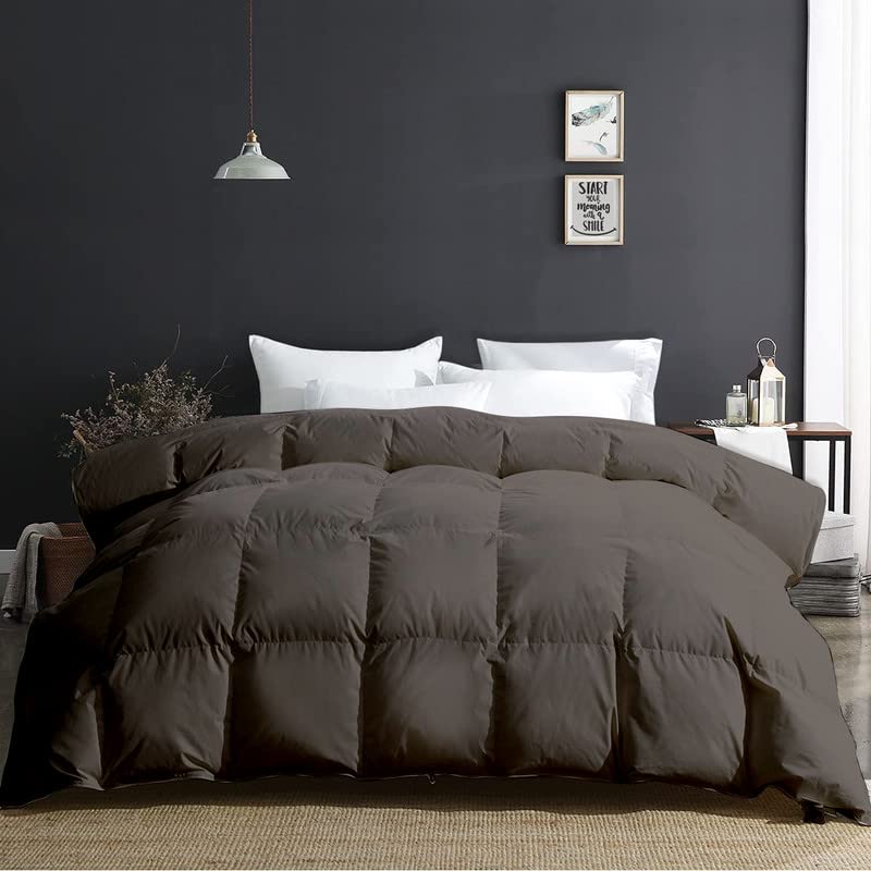 Razzai Double Bed Comforter 500 GSM Winter Comforter Premium Collection Quilted Comforter (90" x 100" Inches/228cm x 254cm) - Double Bed Comforter|Dark Grey | Microfibre, Lightweight| TC - 400 - Image 3