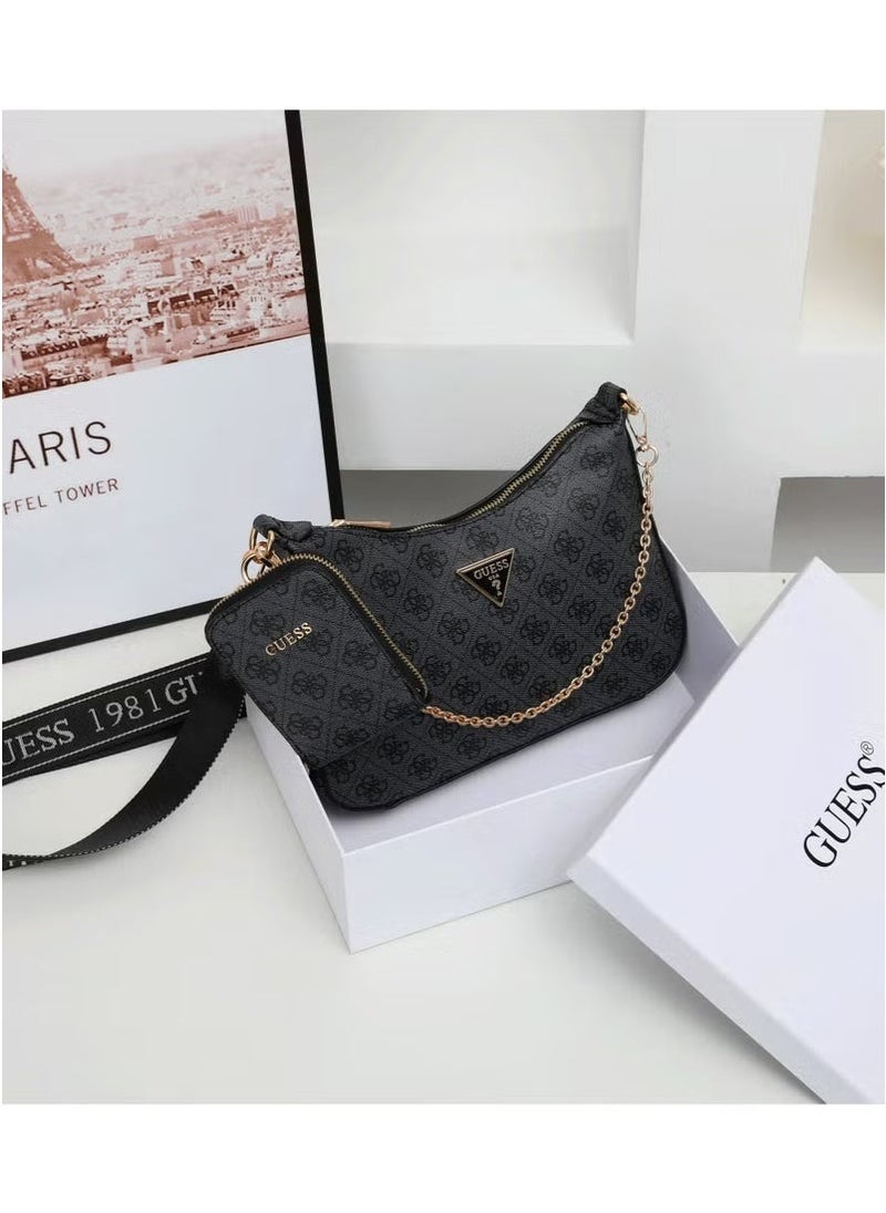 GUESS Women's Chain Crossbody Shoulder Bag 27.5Ã20Ã6.5cm  - Image 4