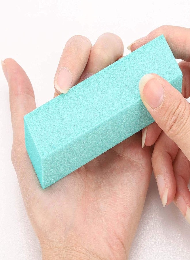 acDesign 20 Pack Nail Buffers Blocks Sanding Buffing Nail Files Pedicure Manicure Tool 60/100 Grit （Green - Image 3