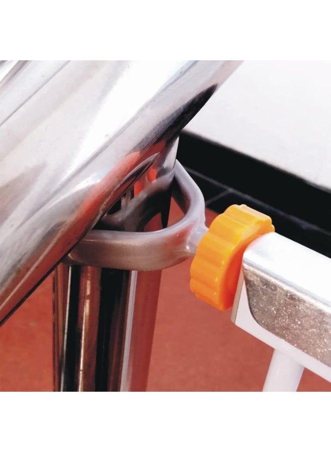 fantasize Y- shaped Bannister Gate Adaptors, Spindle Gate Threaded Spindle steel core screw pet isolation baby Pressure Mounted Gate Threaded Spindle Rods Stair Bolts M10 for Baby Gates Dog Pet Gates 2 PCS - Image 1