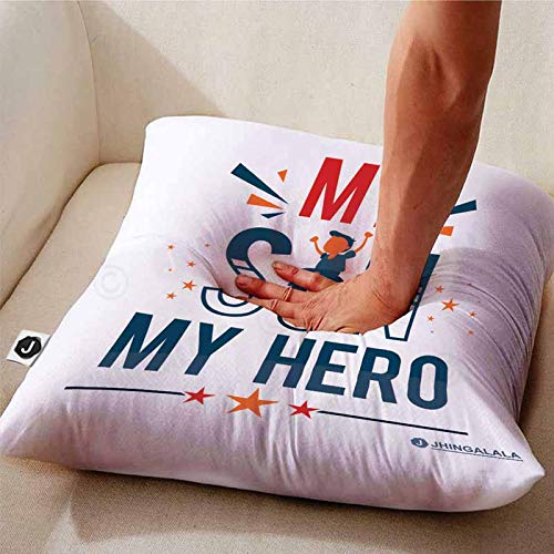 Jhingalala Jhingalala Gift for Son My Son My Hero Printed Cushion Cover with Filler Gift for Son Birthday Special - Image 3