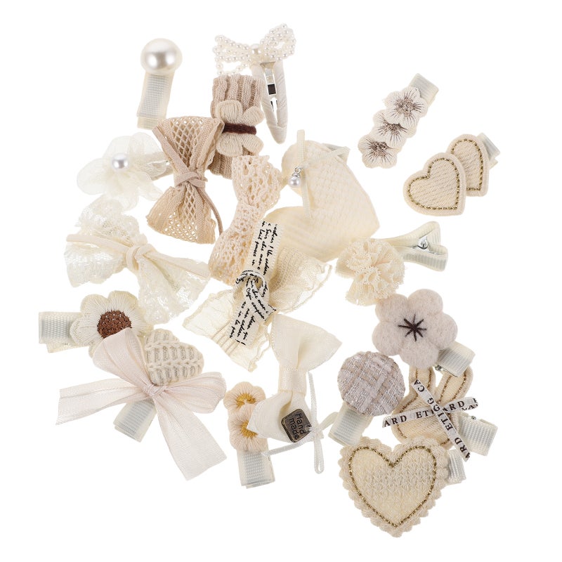 20PCS Girl Hair Clips Cute Clips: Pretty Hair Accessories for Kids Little Girls Teens - Multiple Patterns Barrettes for Birthday Presents - Image 5