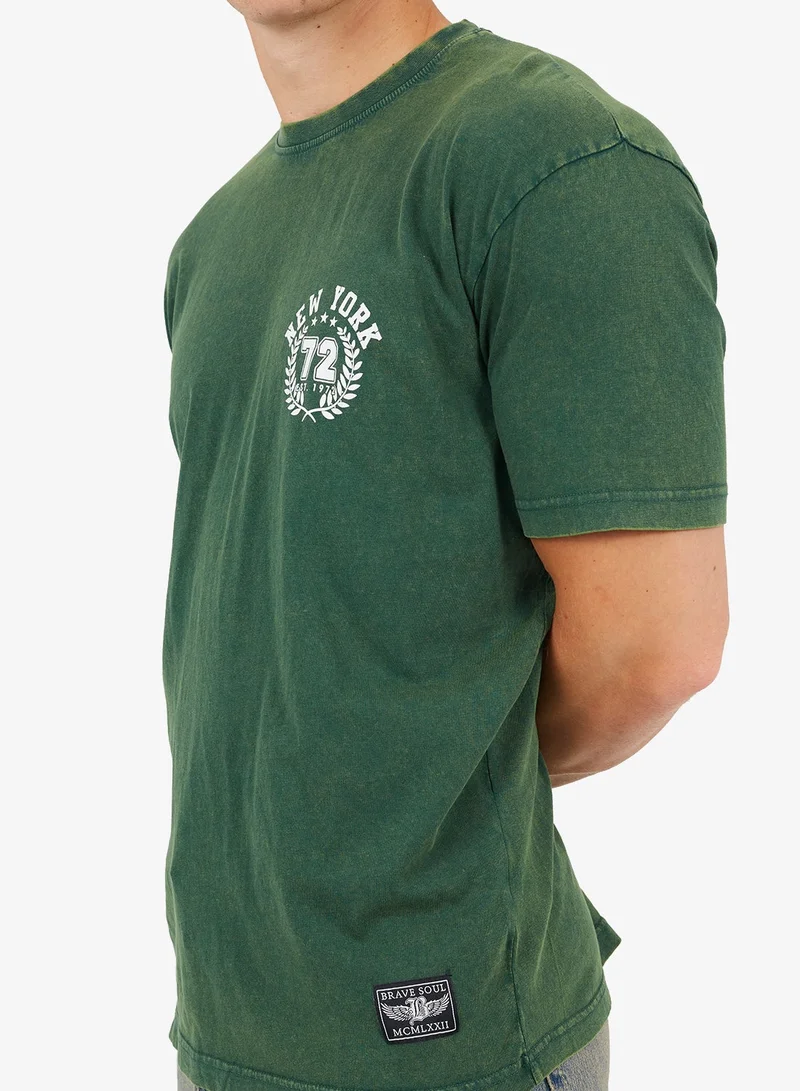 BRAVE SOUL  Oversized T-Shirt for Men | Best Price UAE