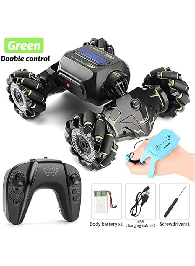BWSJ Remote Control CarRC Stunt CarAmazing Toy with Gesture Remote Control24GHz 4WD 360°Rotation Whirligig Offroad Vehicle  for Kids Boys Birthday - Image 3