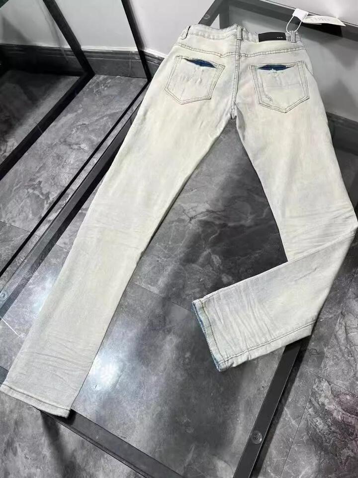 Unisex Classic Denim Jeans Loose Fit Daily Outdoor Wear - Image 3