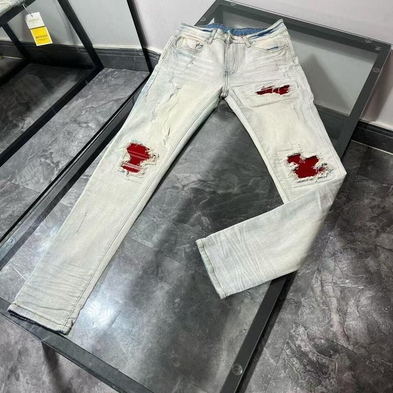 Unisex Classic Denim Jeans Loose Fit Daily Outdoor Wear - Image 2