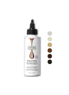 dpHUE dpHUE Glossy Glaze LightMedium Brown  4 fl oz  InShower Conditioning Glaze for Luminous Shine  Sheer Color  Paraben SLS  SLES Sulfate Free  Leaping Bunny Certified 