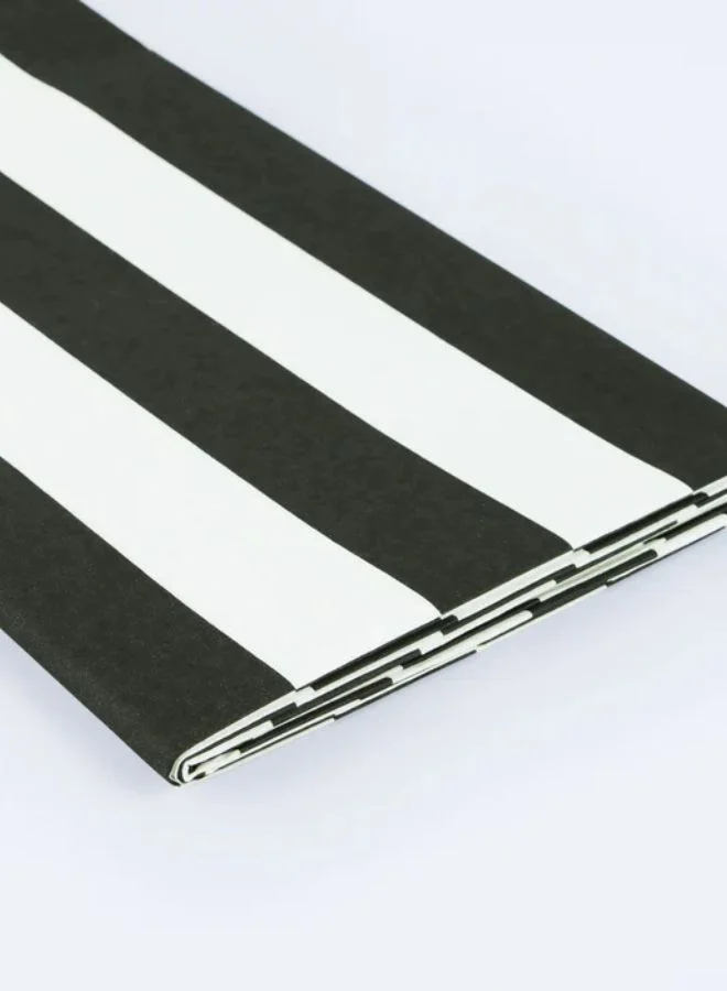 Meri Meri Black Striped Tablecloth
