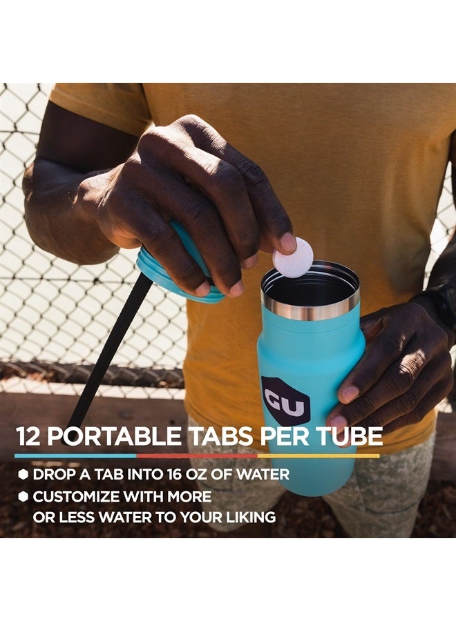 GU Energy Hydration Electrolyte Drink Tablets, Vegan, Gluten Free & Caffeine Free, Enhanced Endurance Sports Drink for Running, Cycling, Triathlon, 4-Count (48 Servings), Assorted Flavors - Image 4