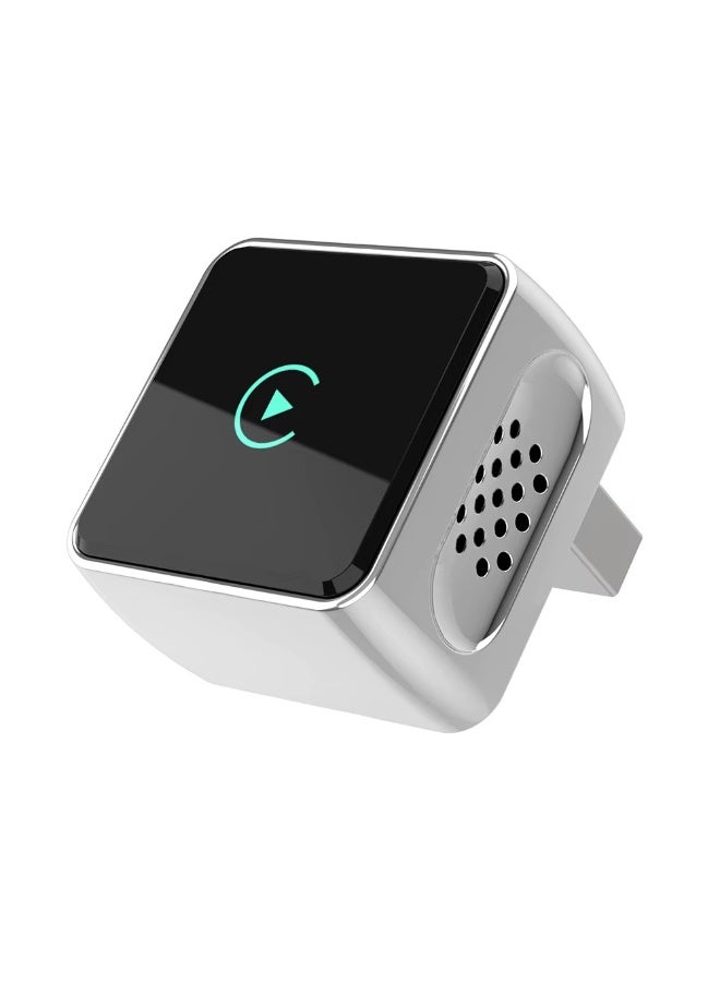 K6 Ultra 2-in-1 Wireless Adapter for CarPlay and Android is a wired to wireless converter that's easy to plug and play, reconnectable, compact, lag-free, and comes with both USB and Type-C cables for iPhones and Android devices. - Image 1
