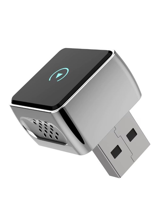 K6 Ultra 2-in-1 Wireless Adapter for CarPlay and Android is a wired to wireless converter that's easy to plug and play, reconnectable, compact, lag-free, and comes with both USB and Type-C cables for iPhones and Android devices. - Image 3