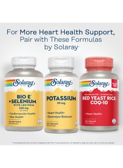 Solaray Potassium 99Mg Electrolyte And Heart Health Support 100 Veg Capsules  - Image 4