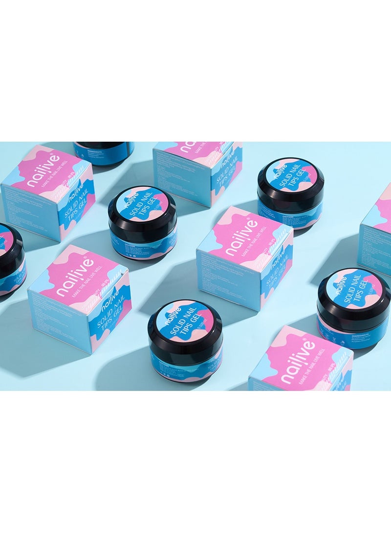 Nailive Solid Gel Glue for Nail Tips, 3 in 1 Glue Gel Curing Needed, 15 Ml - Image 3