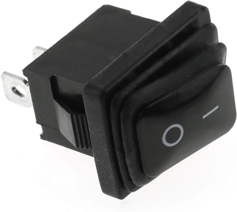 AXLIZER Waterproof Rocker Toggle Switch Waterproof Rocker Switch, Black - Image 2