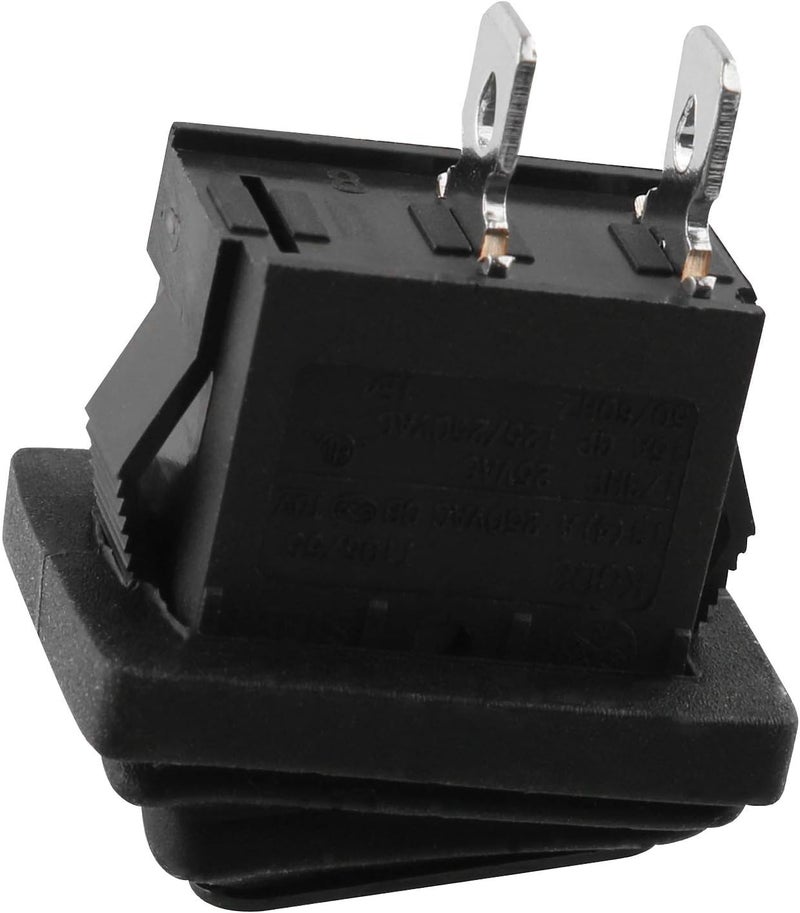AXLIZER Waterproof Rocker Toggle Switch Waterproof Rocker Switch, Black - Image 3