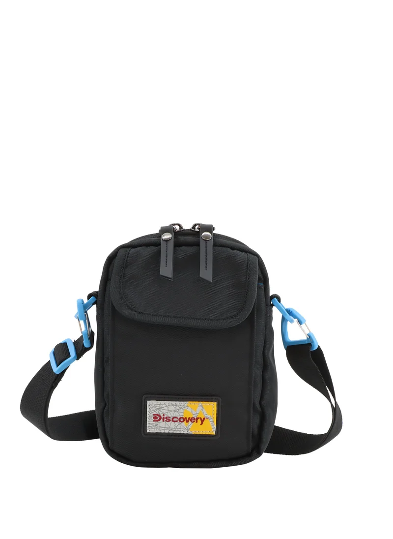 Discovery Discovery ICON Utility Bag Black, Zipper Compartment Casual Shoulder Bag For Men And Women Removable Shoulder Strap Secure RFID Pocket