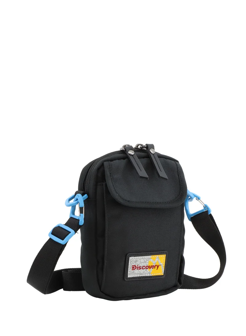 Discovery Discovery ICON Utility Bag Black, Zipper Compartment Casual Shoulder Bag For Men And Women Removable Shoulder Strap Secure RFID Pocket