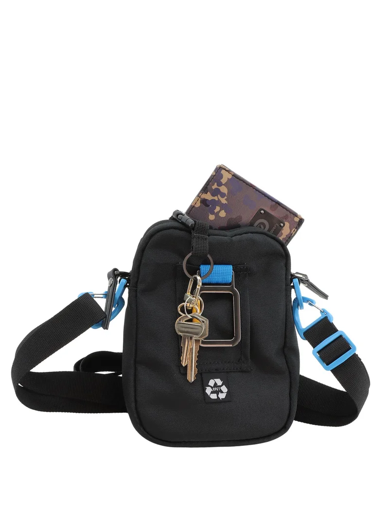 Discovery Discovery ICON Utility Bag Black, Zipper Compartment Casual Shoulder Bag For Men And Women Removable Shoulder Strap Secure RFID Pocket