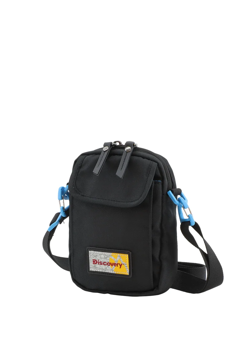 Discovery Discovery ICON Utility Bag Black, Zipper Compartment Casual Shoulder Bag For Men And Women Removable Shoulder Strap Secure RFID Pocket