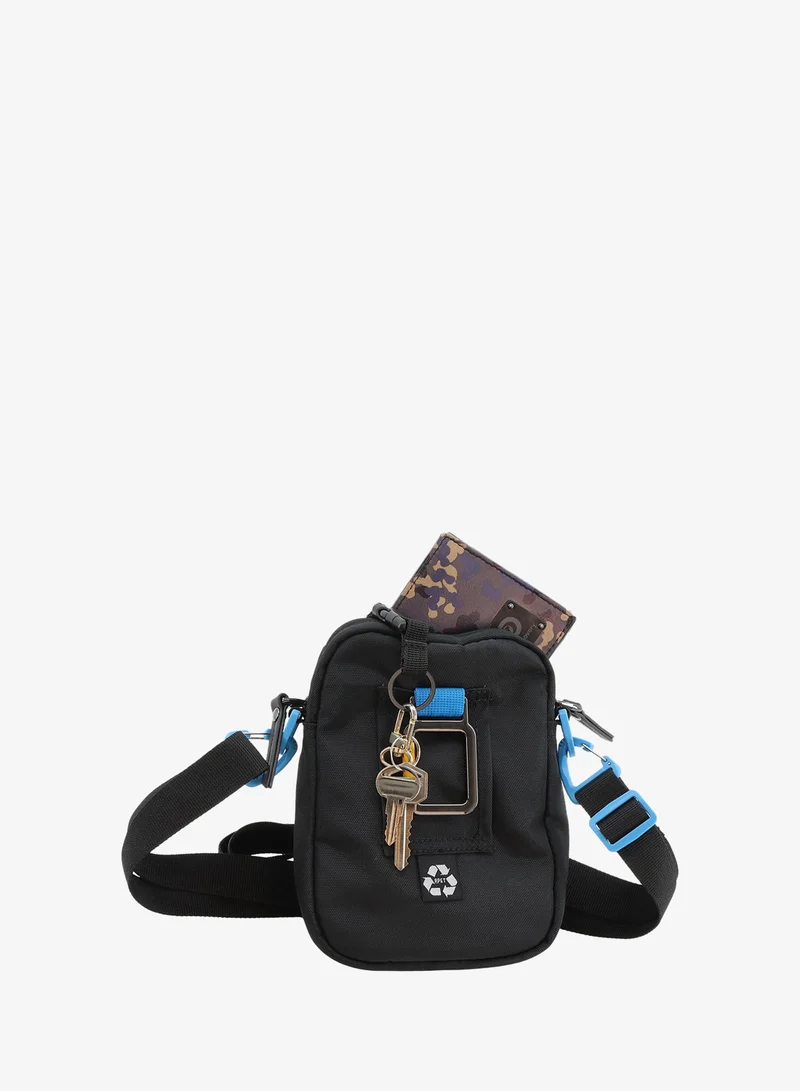 Discovery Black Discovery ICON Utility Bag Black, Zipper Compartment Casual Shoulder Bag For Men And Women Removable Shoulder Strap Secure RFID Pocket  | Best Price UAE