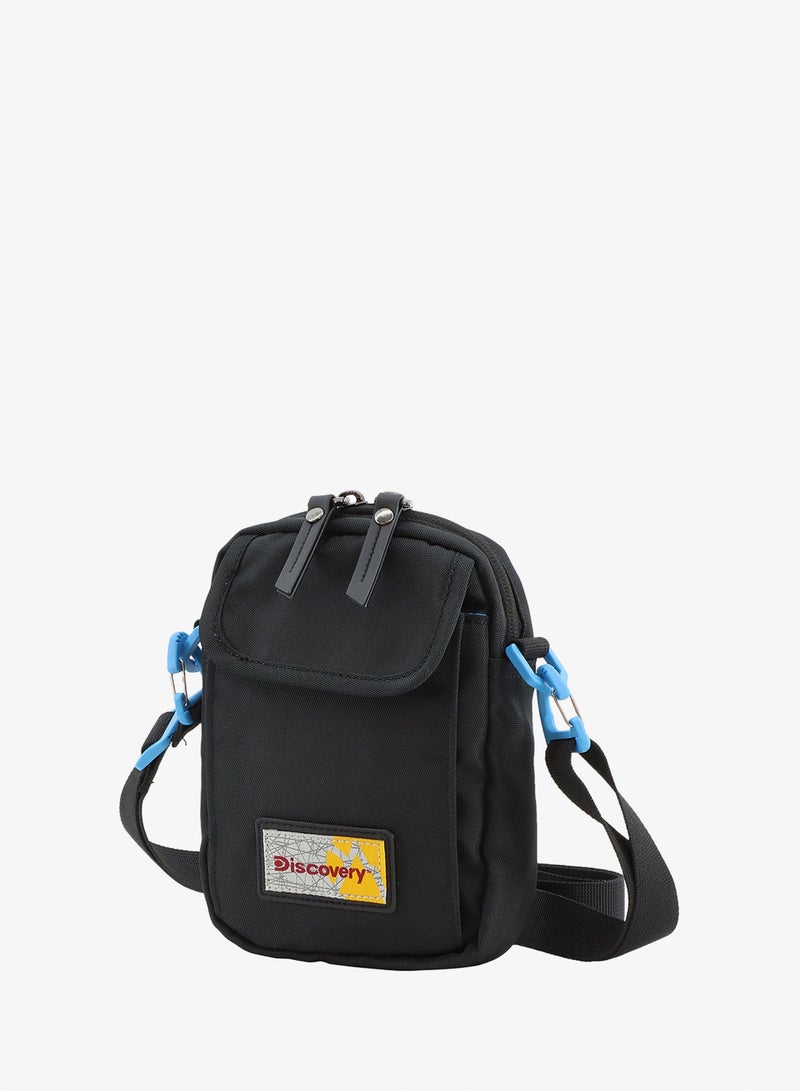 Discovery ICON Utility Bag Black, Zipper Compartment Casual Shoulder Bag For Men And Women Removable Shoulder Strap Secure RFID Pocket - Image 2