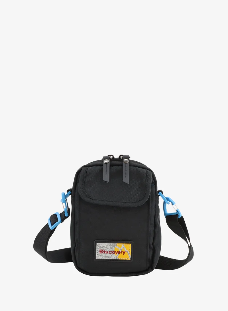 Discovery Discovery ICON Utility Bag Black, Zipper Compartment Casual Shoulder Bag For Men And Women Removable Shoulder Strap Secure RFID Pocket