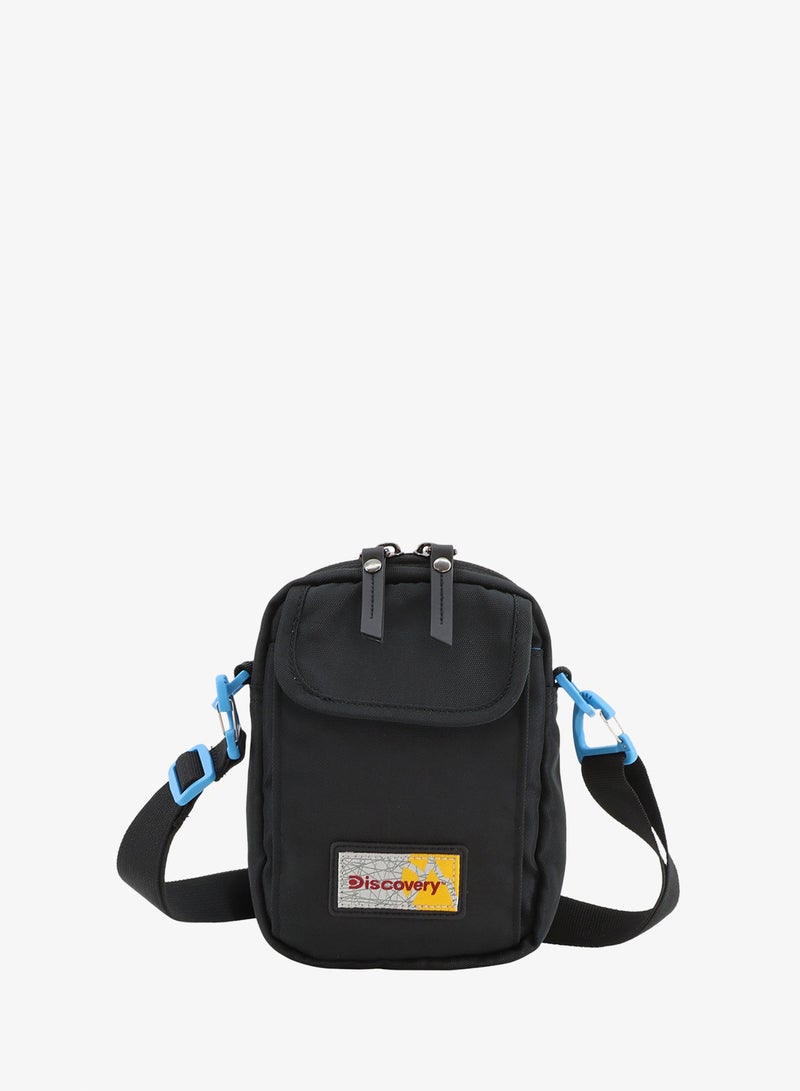 Discovery ICON Utility Bag Black, Zipper Compartment Casual Shoulder Bag For Men And Women Removable Shoulder Strap Secure RFID Pocket - Image 1