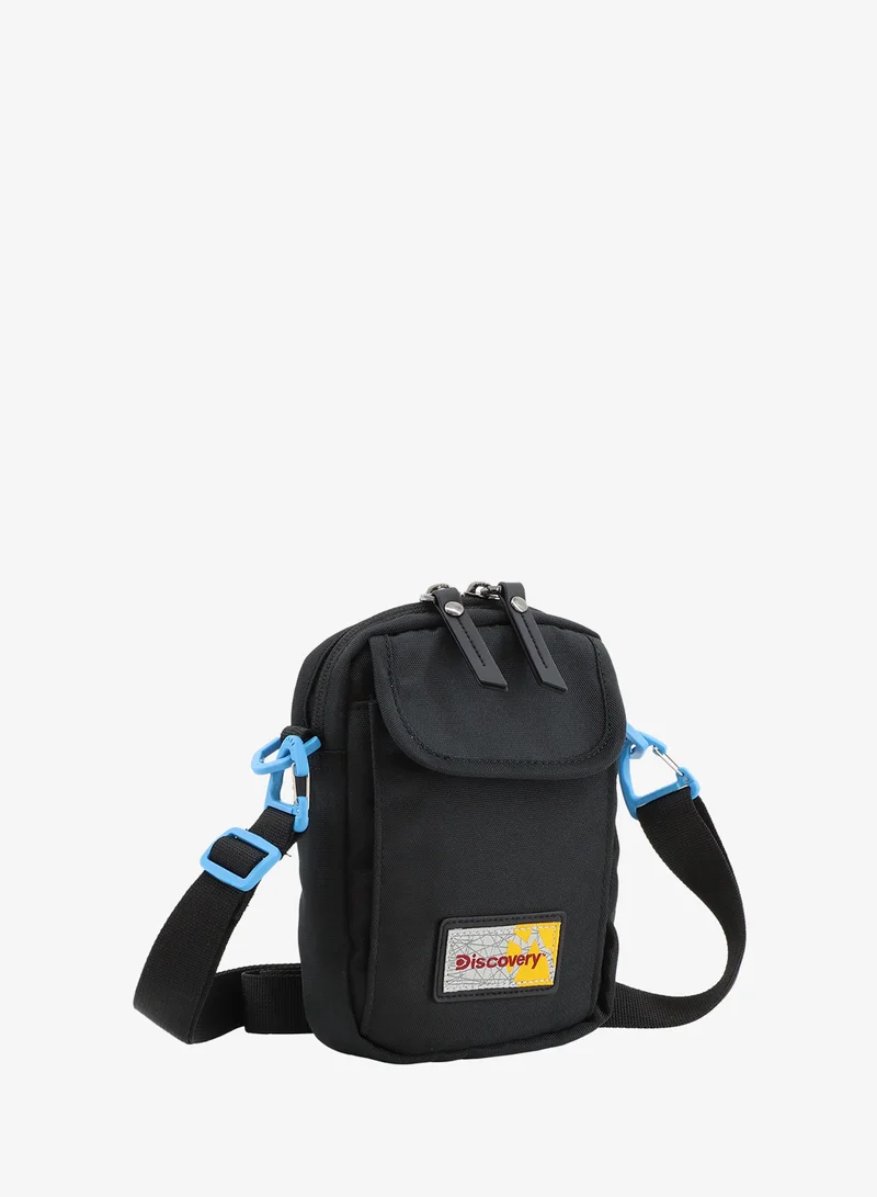 Discovery Black Discovery ICON Utility Bag Black, Zipper Compartment Casual Shoulder Bag For Men And Women Removable Shoulder Strap Secure RFID Pocket  | Best Price UAE
