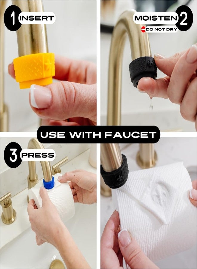 BURU SOLUTIONS Toilet Paper Stamp Variety Pack (6 Pack) - Add a Unique Personal Touch to Your Bathroom Decor! Ideal for Housekeeping, Hotels, Rentals, Home Staging Decor - Image 3