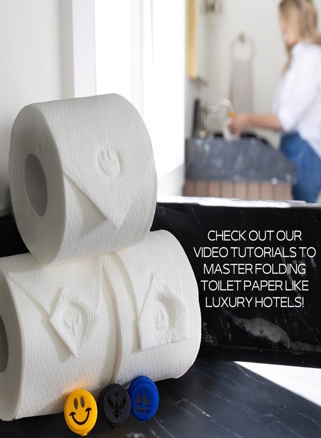 BURU SOLUTIONS Toilet Paper Stamp Variety Pack (6 Pack) - Add a Unique Personal Touch to Your Bathroom Decor! Ideal for Housekeeping, Hotels, Rentals, Home Staging Decor - Image 5