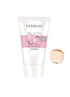 FARMASI Cc Color Control Cream Natural And Flawless Finish Enriched Formula With Multimineral & Spf 25+ All Day Hold All Skin Types 1.7 Fl. Oz / 50 Ml (Light)…  - Image 1