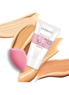 FARMASI Cc Color Control Cream Natural And Flawless Finish Enriched Formula With Multimineral & Spf 25+ All Day Hold All Skin Types 1.7 Fl. Oz / 50 Ml (Light)…  - Image 4