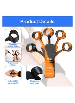 ARNOTEC Training and Exercise 6 Resistance Hand Expander Finger Grip Sports Gym Training Accessories Training & Exercise Gripster Fitness  - Image 4