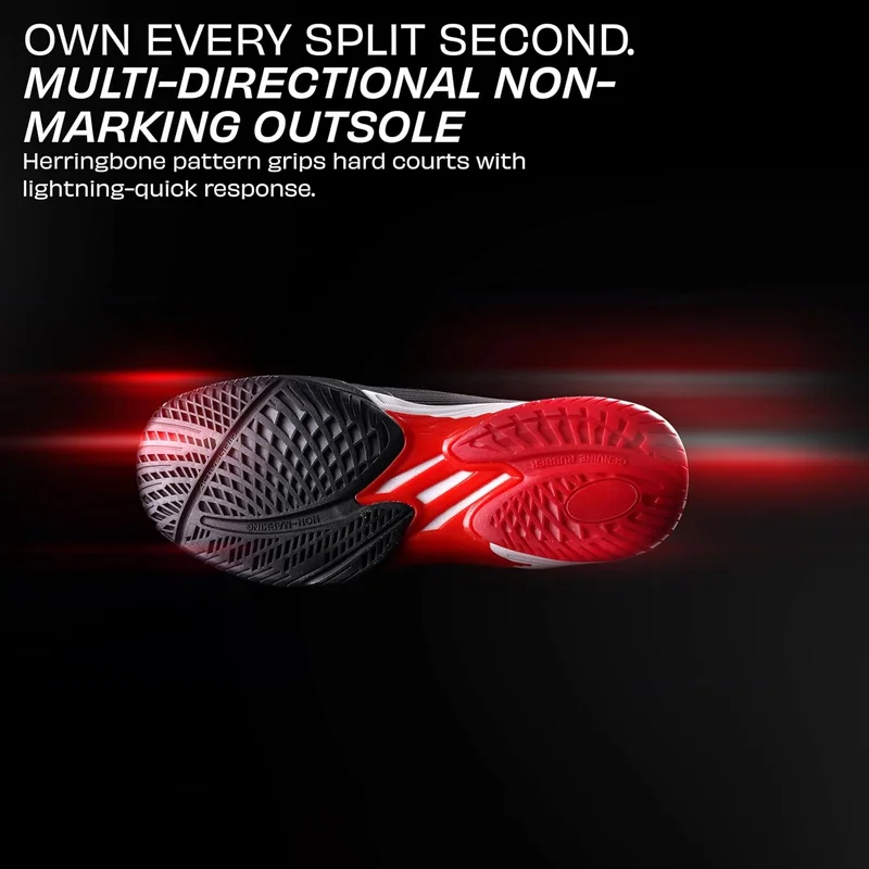 Nivia OPA Pickleball Shoes for Men - Breathable Air Mesh with Fusion Technology Upper and Nonmarking Rubber Sole