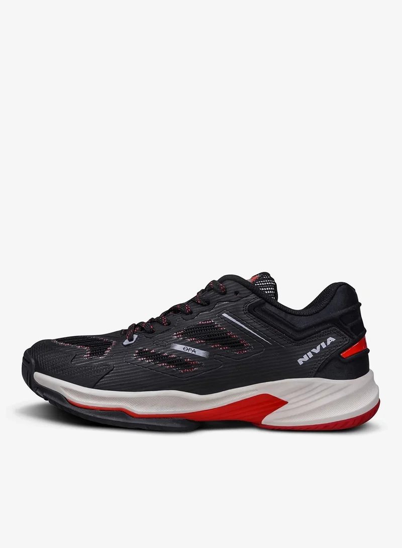 Nivia OPA Pickleball Shoes for Men - Breathable Air Mesh with Fusion Technology Upper and Nonmarking Rubber Sole