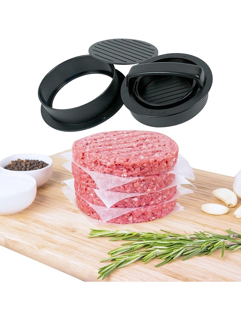 Furtey 3-in-1 Burger Press Maker: Non-Stick Adjustable Patty Mold with Ergonomic Handle for Stuffed Beef/Chicken Burgers - BBQ & Grilling Cooking Tool  - Image 5