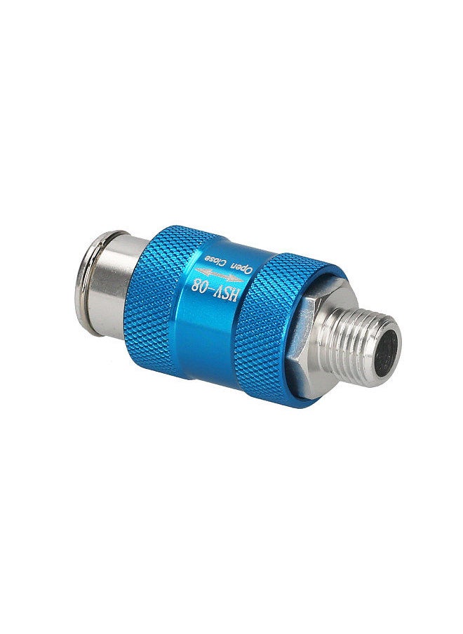 Generic - 1/4-inch Hand Slide Valve Pneumatic Flow Control Valve Manual Aluminum Alloy Valve - Image 1