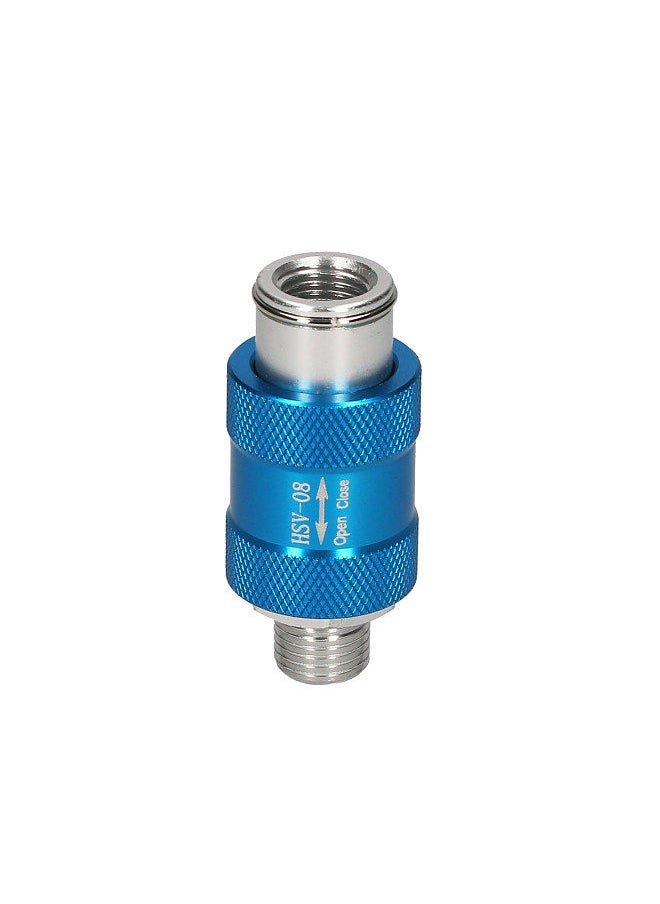 Generic - 1/4-inch Hand Slide Valve Pneumatic Flow Control Valve Manual Aluminum Alloy Valve - Image 1