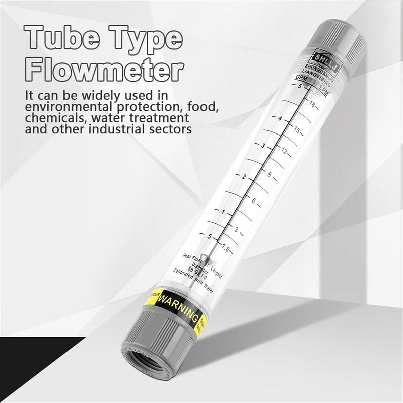 1.8-18 LPM Tube Type Flow Meter for Gas Liquid Pipeline Flowmeter 0.5-5 GPM Water Flow Meter - Image 5
