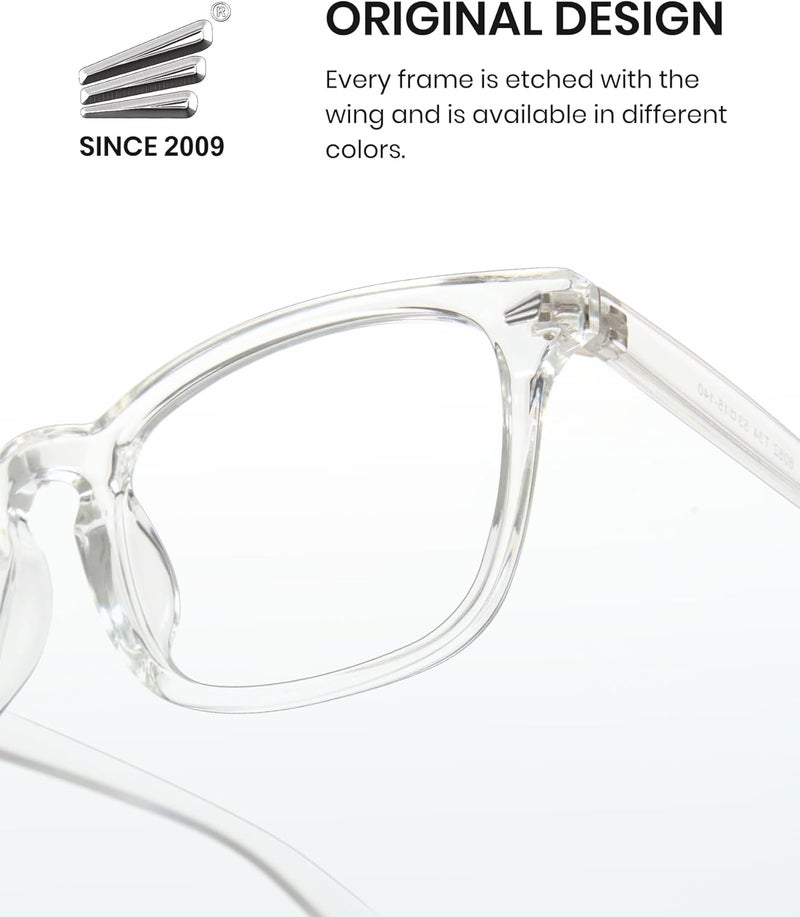 Cyxus Blue Light Glasses for Men Women Reduce Eye Strain UV Blocking for Computer Screen 8082 - Image 5