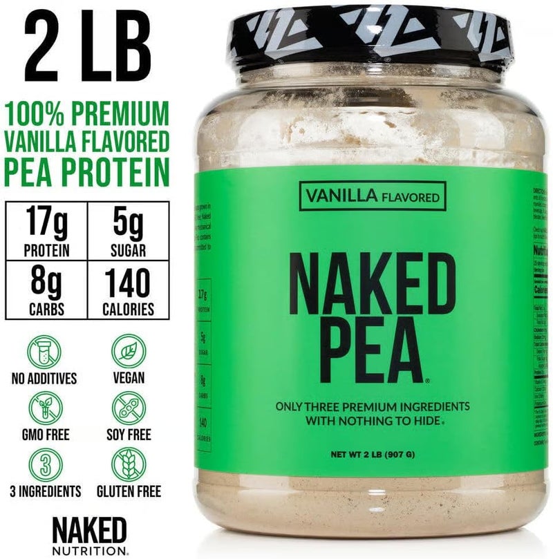 Nakd بروتين باي نيكيد بالفانيليا من مزارع أمريكا الشمالية 3 مكونات فقط بروتين نباتي خالي من الجلوتين خالي من الصويا خالي من الكائنات المعدلة وراثيًا 2LB - Image 3