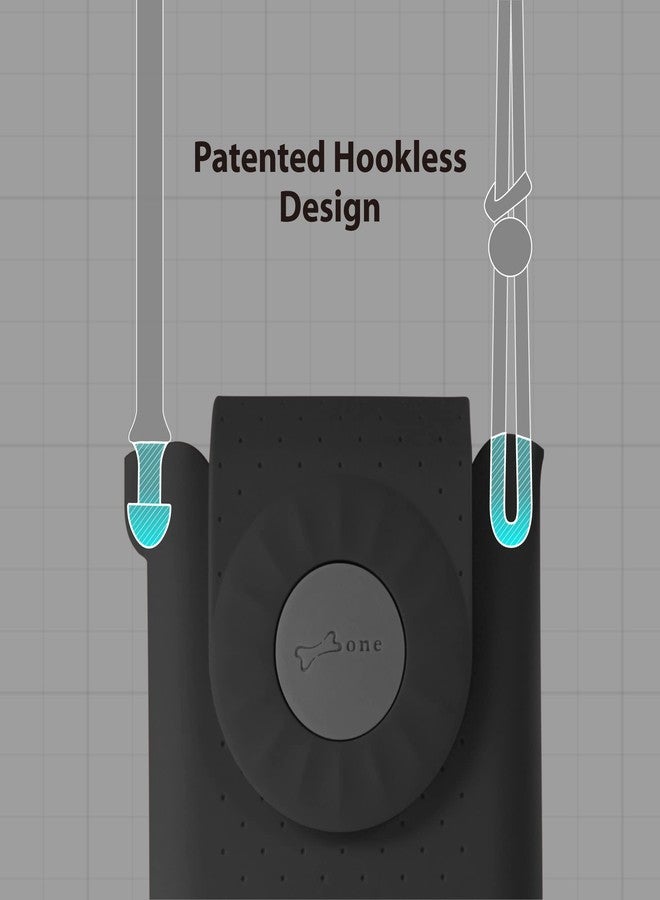 BONE COLLECTION Bone Crossbody Phone Bubble Bag 1, Cell Phone Purse with Shock-Absorbing Design & Magnetic Closure, Adjustable Silicone Shoulder Lanyard Strap (Black) - Image 3
