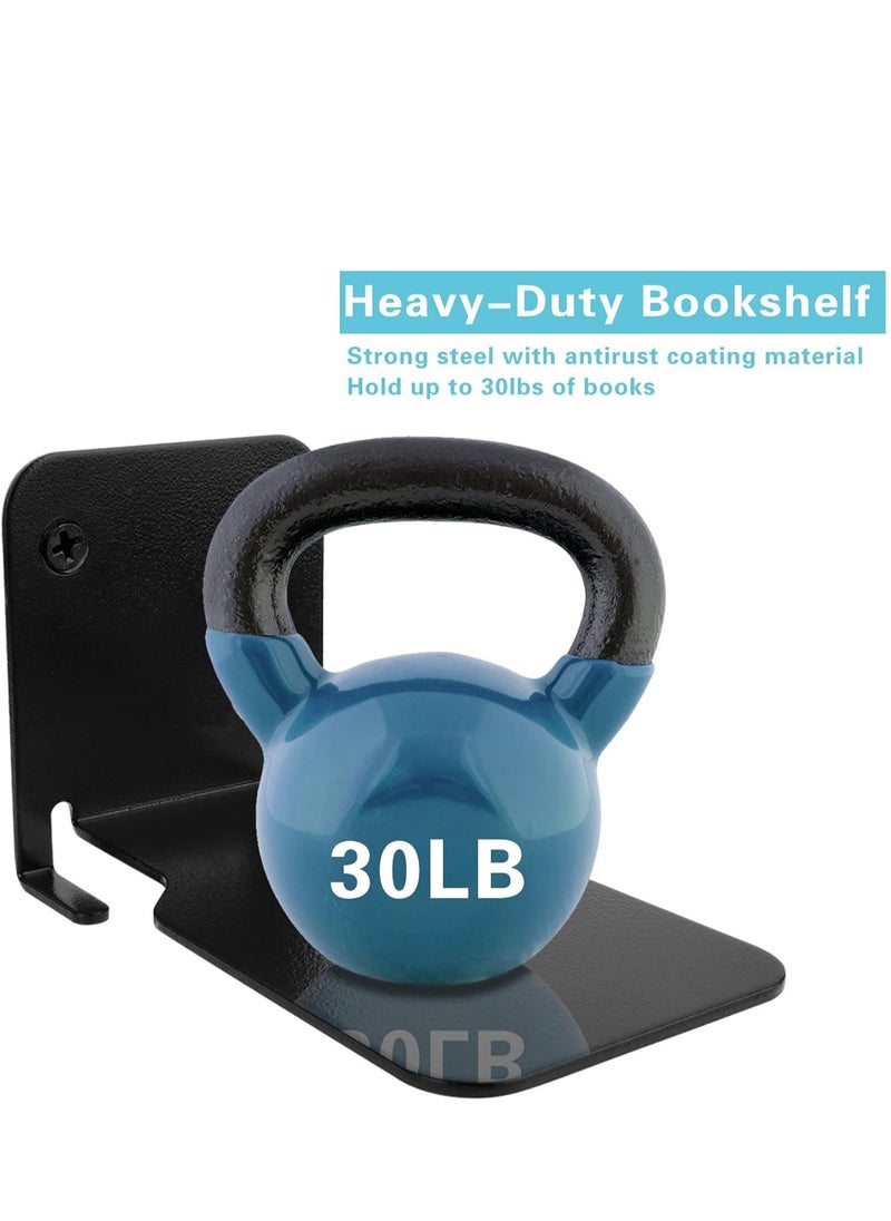 Invisible Floating Bookshelves Heavy-Duty Book Organizers Wall Mounted Bookshelf Iron Storage Shelves Organizers Hidden Book for Bedroom Living Room Office 2 Pieces - pzsku/Z06B2E065730931F29369Z/45/_/1698649274/e6872e20-5192-4e95-95a7-52e75bdf0d15