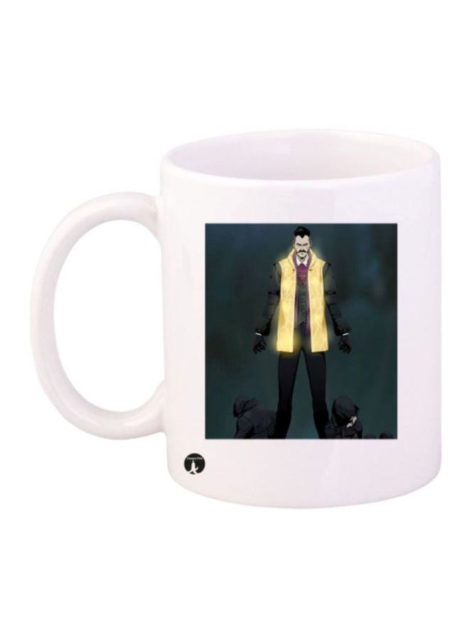 Assassin's Creed Video Game Printed Mug White/Blue/Gold