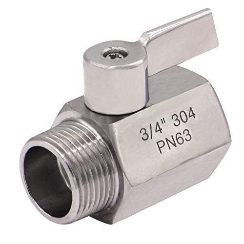 DERNORD NPT Ball Valve 3/4" NPT Famale x Male Thread with Stainless Steel 304 Handle(Pack of 2) - Image 2