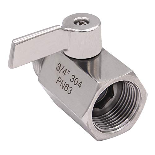 DERNORD NPT Ball Valve 3/4" NPT Famale x Male Thread with Stainless Steel 304 Handle(Pack of 2) - Image 3