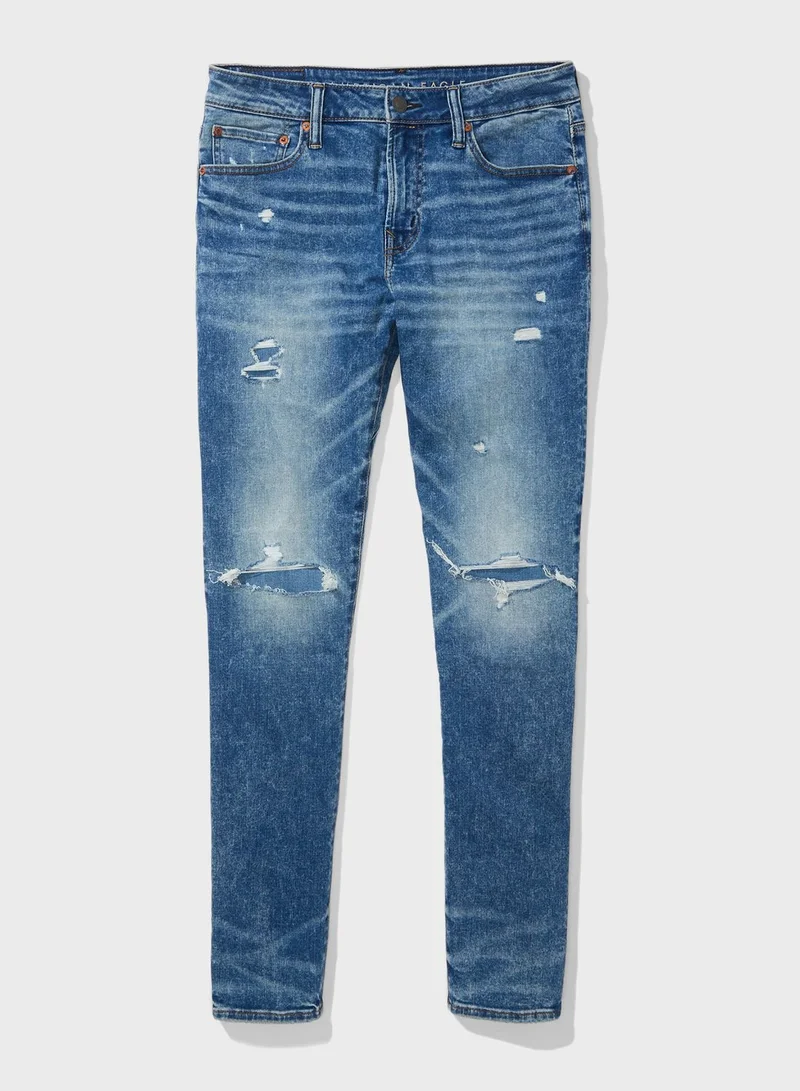 American Eagle Distressed Skinny Fit Jeans