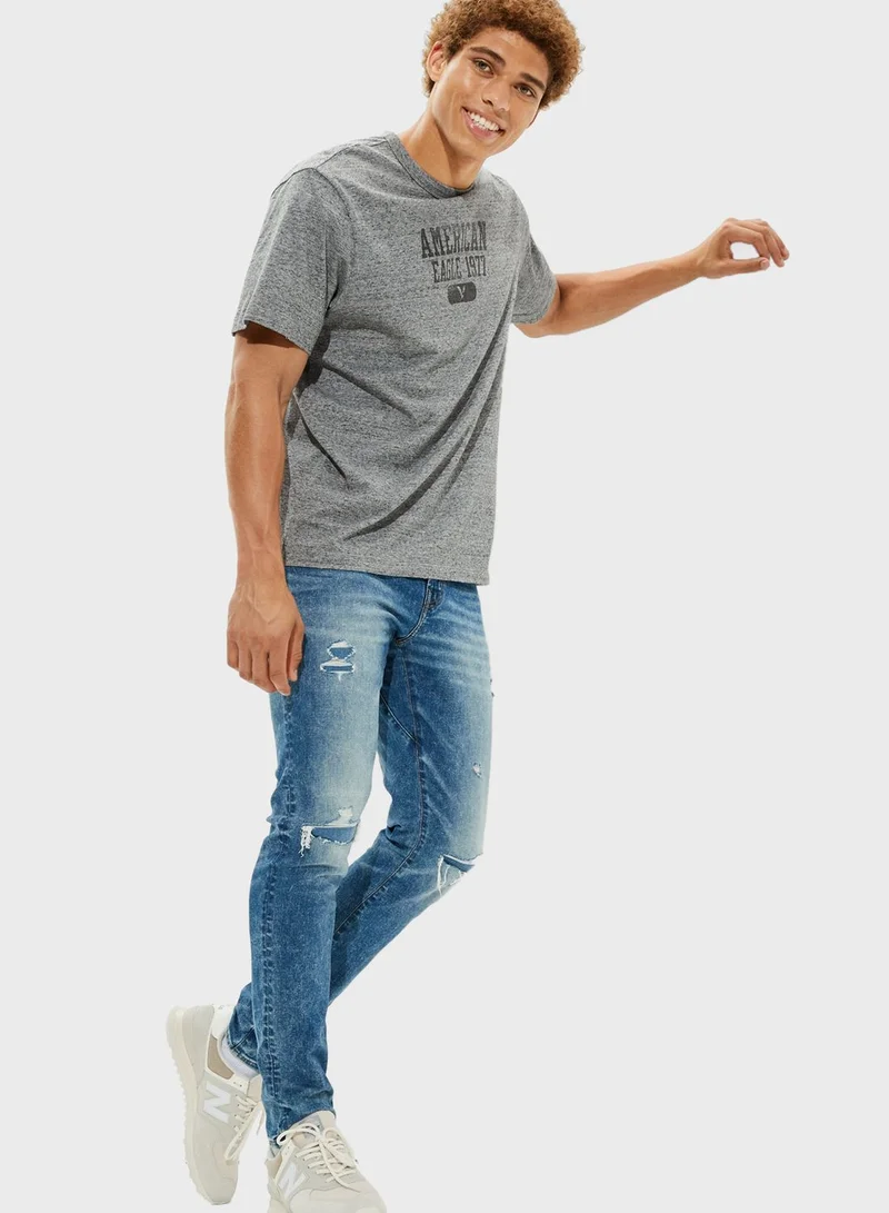 American Eagle Distressed Skinny Fit Jeans