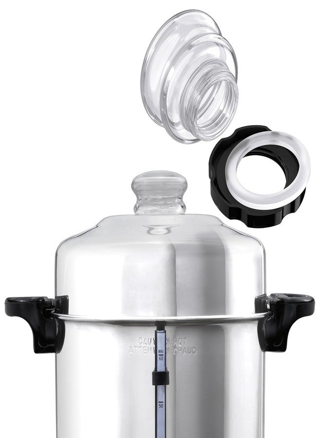 Fugedox 990044000 Top Filler Cap Replaces for Hamilton Beach Commercial Coffeemaker Urn Glass Cap, Coffeemaker Commercial Fill Cap for 60 cup Coffeemaker Model D50065, D50065A, D50065B, D50065C - Image 5